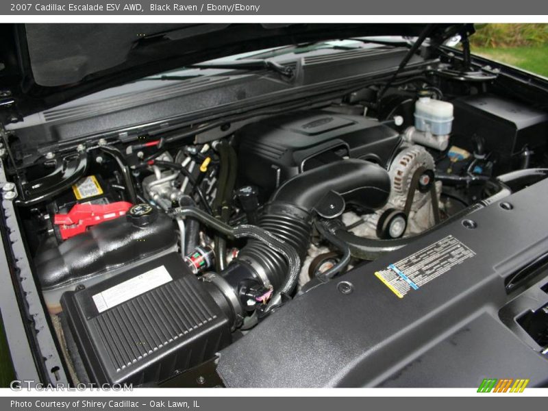 Black Raven / Ebony/Ebony 2007 Cadillac Escalade ESV AWD