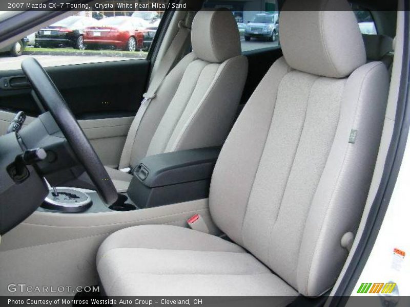 Crystal White Pearl Mica / Sand 2007 Mazda CX-7 Touring