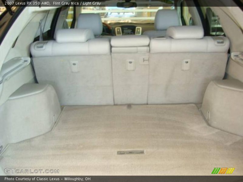 Flint Gray Mica / Light Gray 2007 Lexus RX 350 AWD