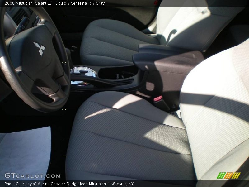 Liquid Silver Metallic / Gray 2008 Mitsubishi Galant ES