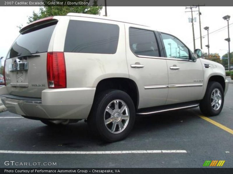 Gold Mist / Ebony/Ebony 2007 Cadillac Escalade