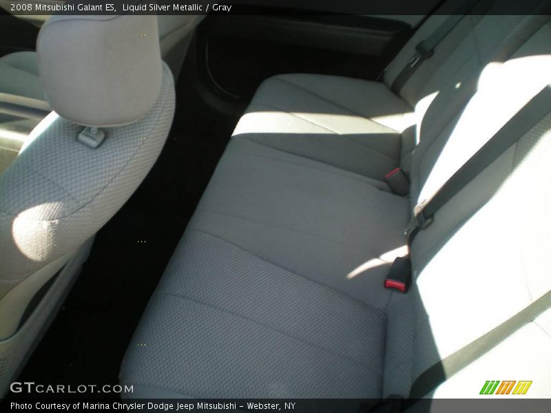 Liquid Silver Metallic / Gray 2008 Mitsubishi Galant ES