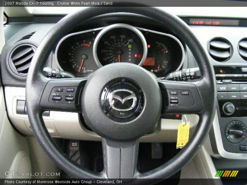 Crystal White Pearl Mica / Sand 2007 Mazda CX-7 Touring