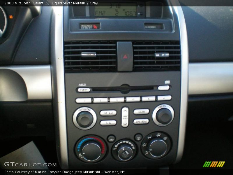 Liquid Silver Metallic / Gray 2008 Mitsubishi Galant ES