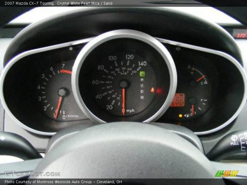 Crystal White Pearl Mica / Sand 2007 Mazda CX-7 Touring