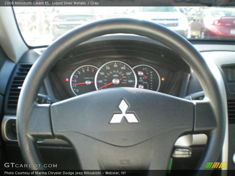 Liquid Silver Metallic / Gray 2008 Mitsubishi Galant ES