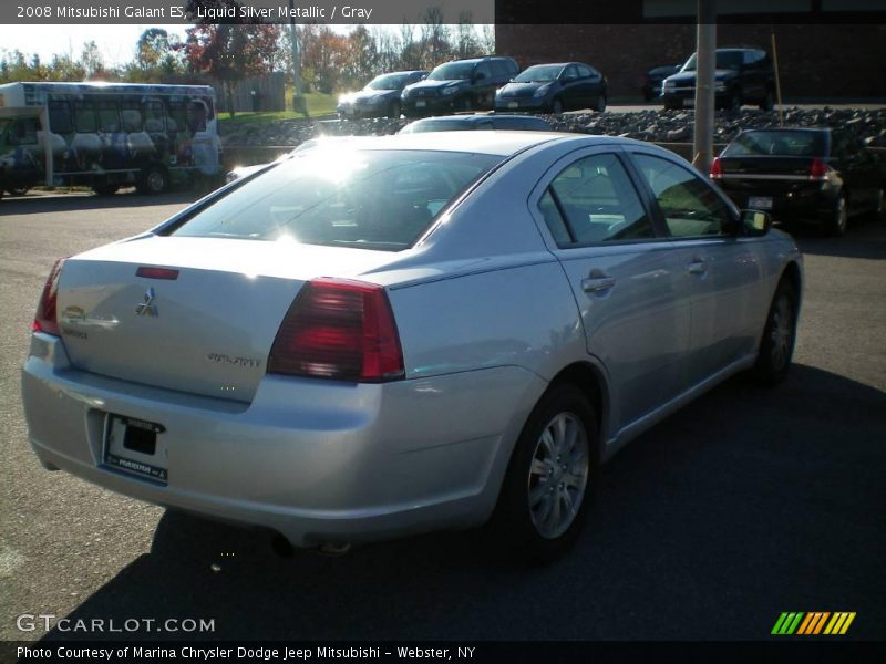 Liquid Silver Metallic / Gray 2008 Mitsubishi Galant ES