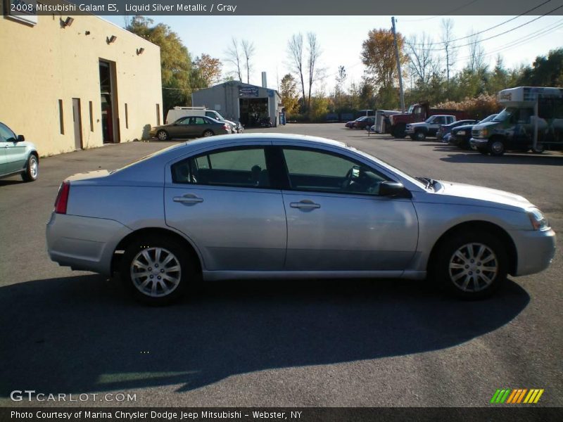 Liquid Silver Metallic / Gray 2008 Mitsubishi Galant ES