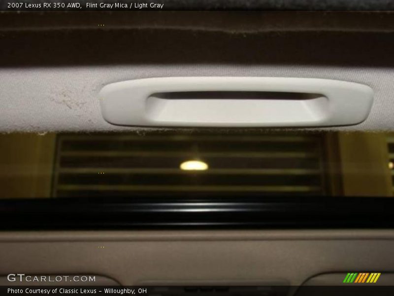 Flint Gray Mica / Light Gray 2007 Lexus RX 350 AWD