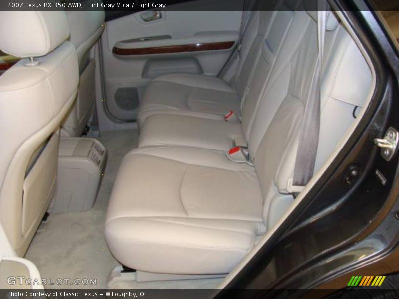 Flint Gray Mica / Light Gray 2007 Lexus RX 350 AWD