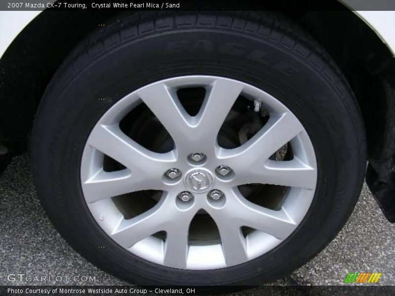 Crystal White Pearl Mica / Sand 2007 Mazda CX-7 Touring