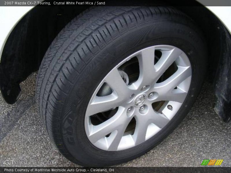 Crystal White Pearl Mica / Sand 2007 Mazda CX-7 Touring