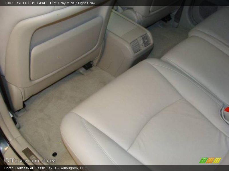 Flint Gray Mica / Light Gray 2007 Lexus RX 350 AWD