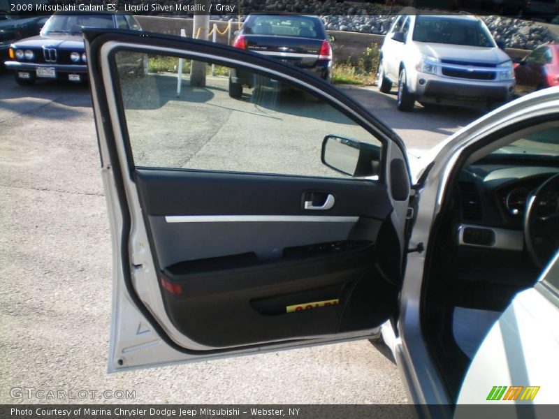 Liquid Silver Metallic / Gray 2008 Mitsubishi Galant ES