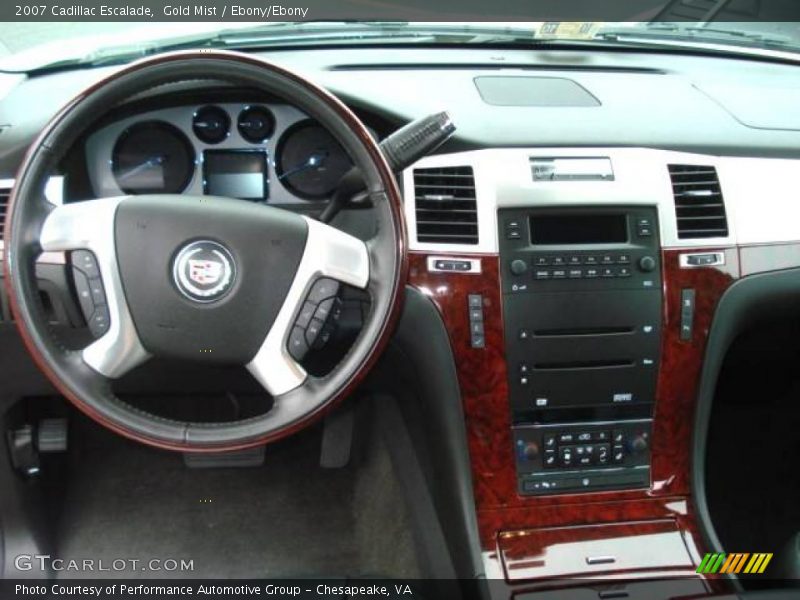 Gold Mist / Ebony/Ebony 2007 Cadillac Escalade