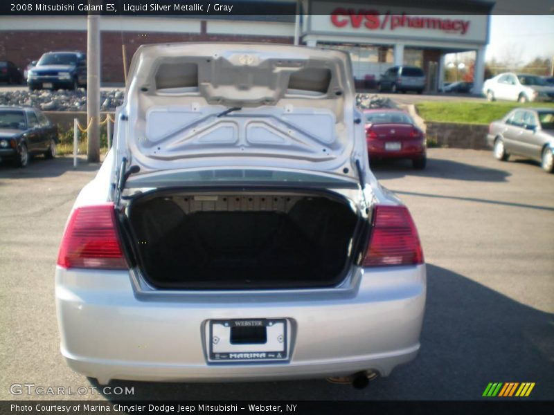 Liquid Silver Metallic / Gray 2008 Mitsubishi Galant ES