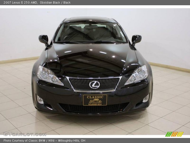 Obsidian Black / Black 2007 Lexus IS 250 AWD