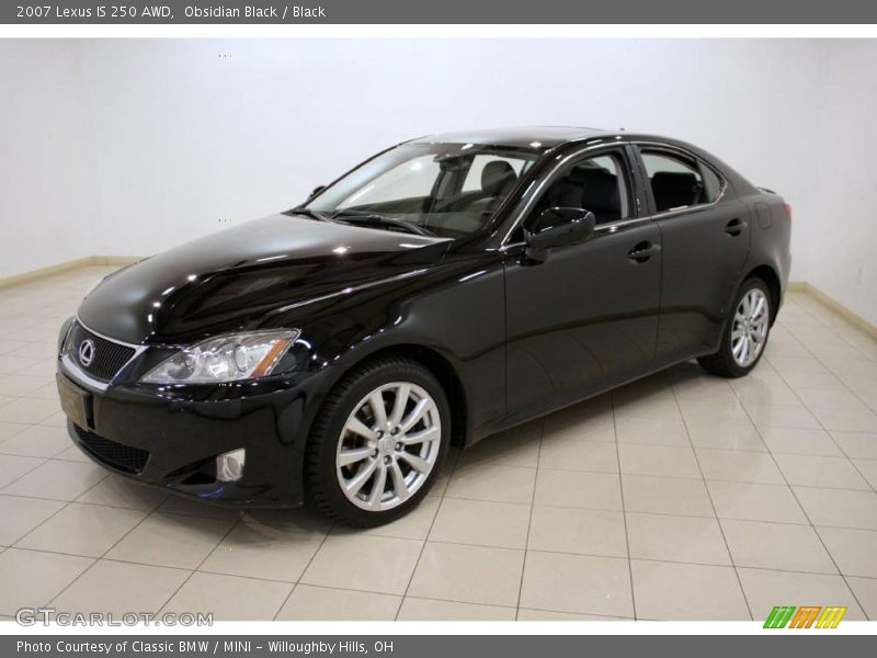 Obsidian Black / Black 2007 Lexus IS 250 AWD