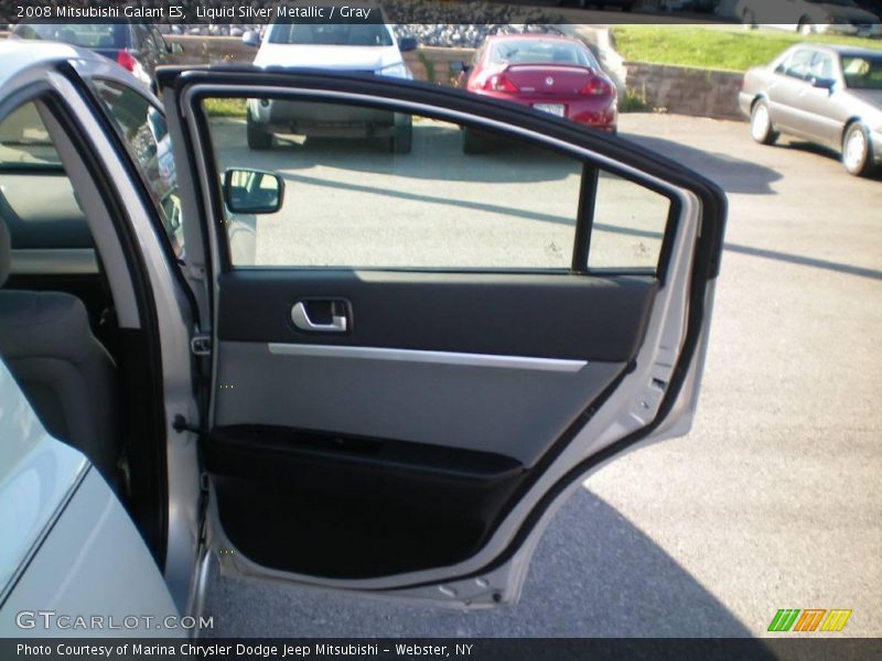 Liquid Silver Metallic / Gray 2008 Mitsubishi Galant ES