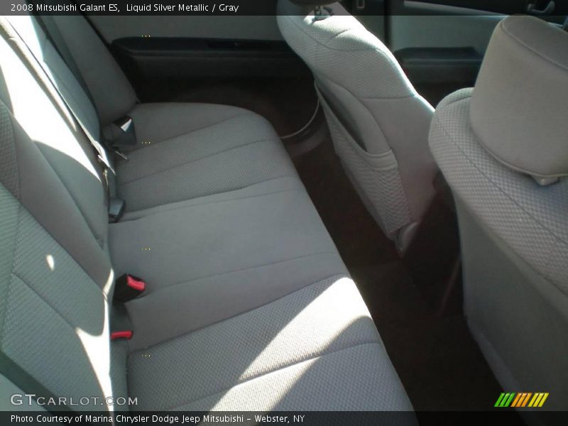 Liquid Silver Metallic / Gray 2008 Mitsubishi Galant ES