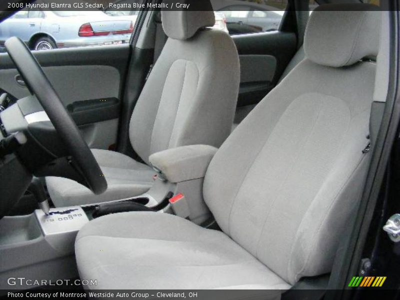 Regatta Blue Metallic / Gray 2008 Hyundai Elantra GLS Sedan
