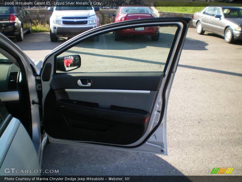 Liquid Silver Metallic / Gray 2008 Mitsubishi Galant ES