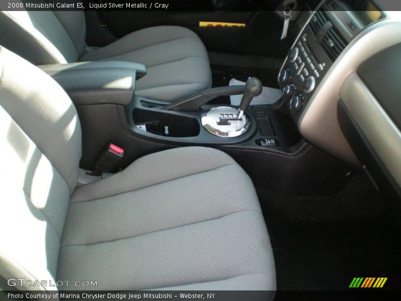 Liquid Silver Metallic / Gray 2008 Mitsubishi Galant ES