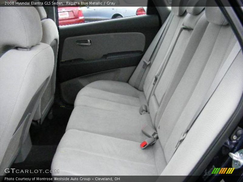 Regatta Blue Metallic / Gray 2008 Hyundai Elantra GLS Sedan