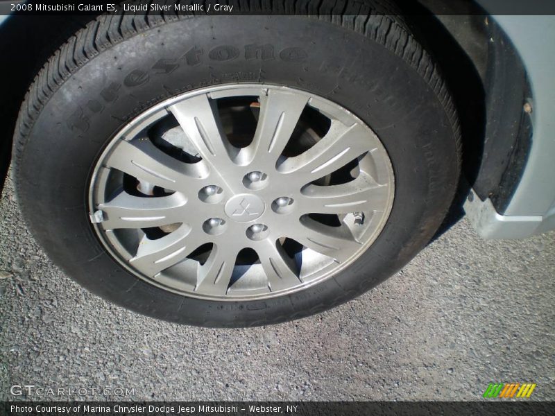 Liquid Silver Metallic / Gray 2008 Mitsubishi Galant ES