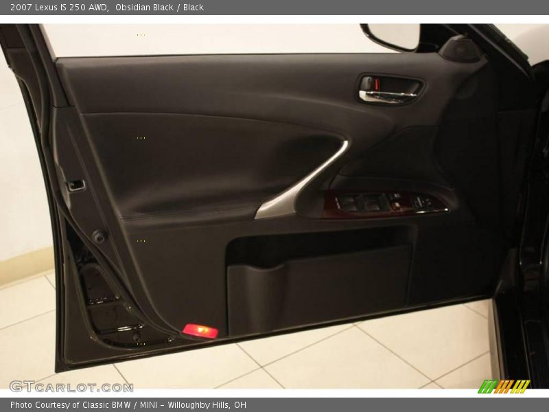 Obsidian Black / Black 2007 Lexus IS 250 AWD