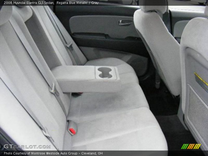 Regatta Blue Metallic / Gray 2008 Hyundai Elantra GLS Sedan