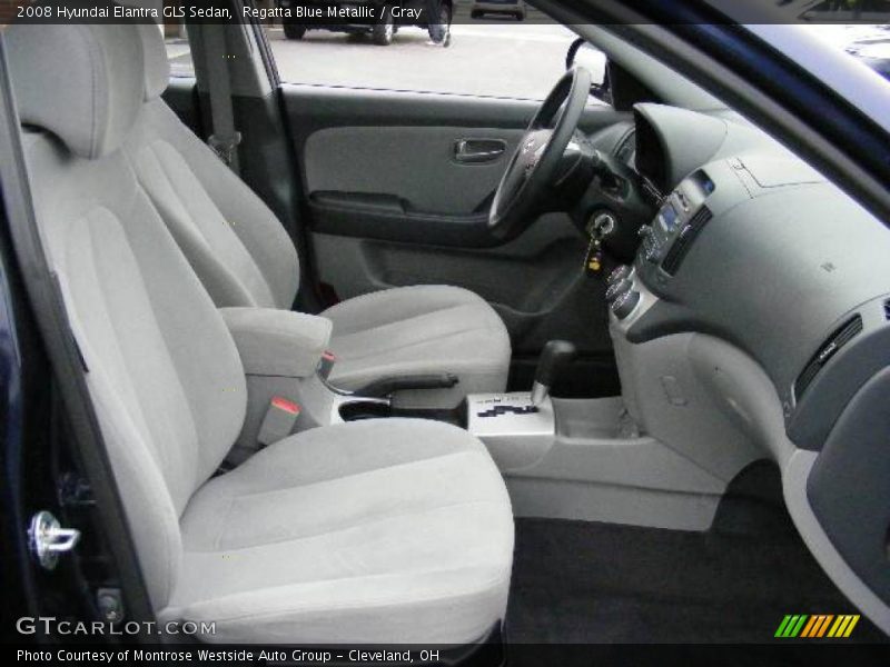 Regatta Blue Metallic / Gray 2008 Hyundai Elantra GLS Sedan