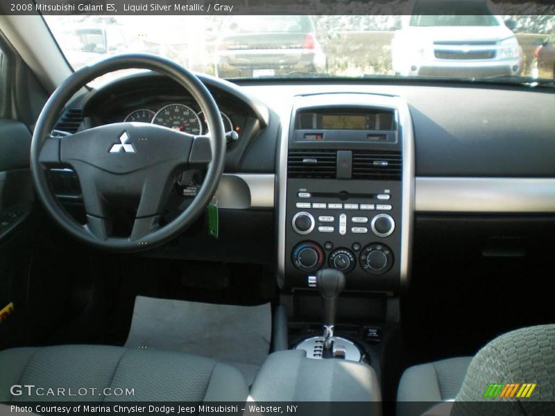 Liquid Silver Metallic / Gray 2008 Mitsubishi Galant ES