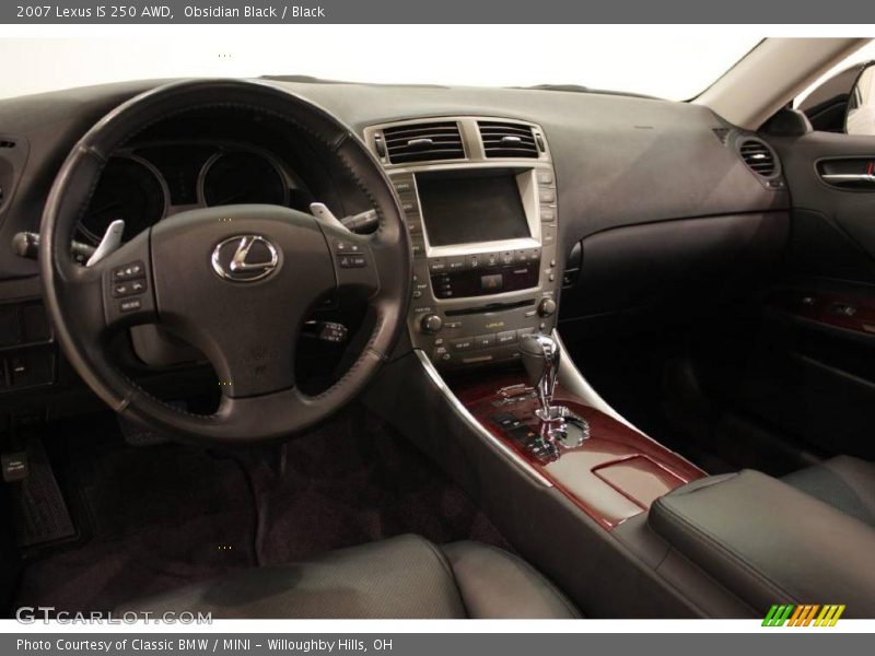 Obsidian Black / Black 2007 Lexus IS 250 AWD