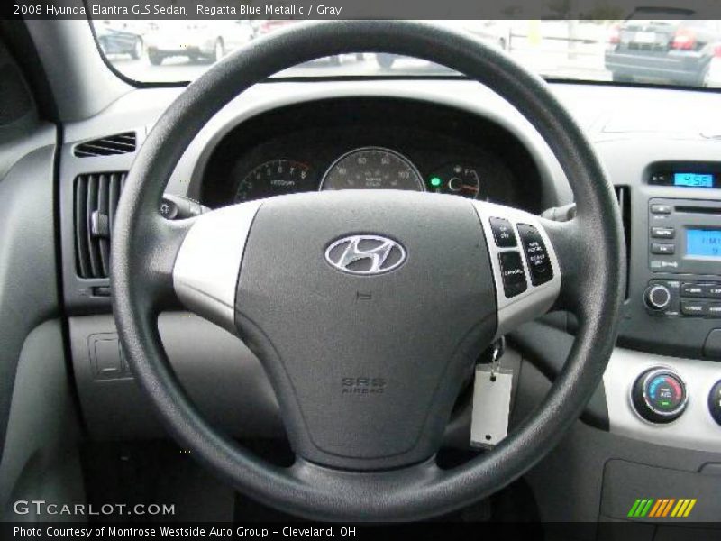 Regatta Blue Metallic / Gray 2008 Hyundai Elantra GLS Sedan