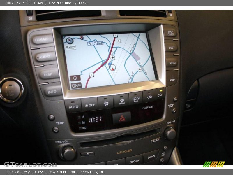 Obsidian Black / Black 2007 Lexus IS 250 AWD