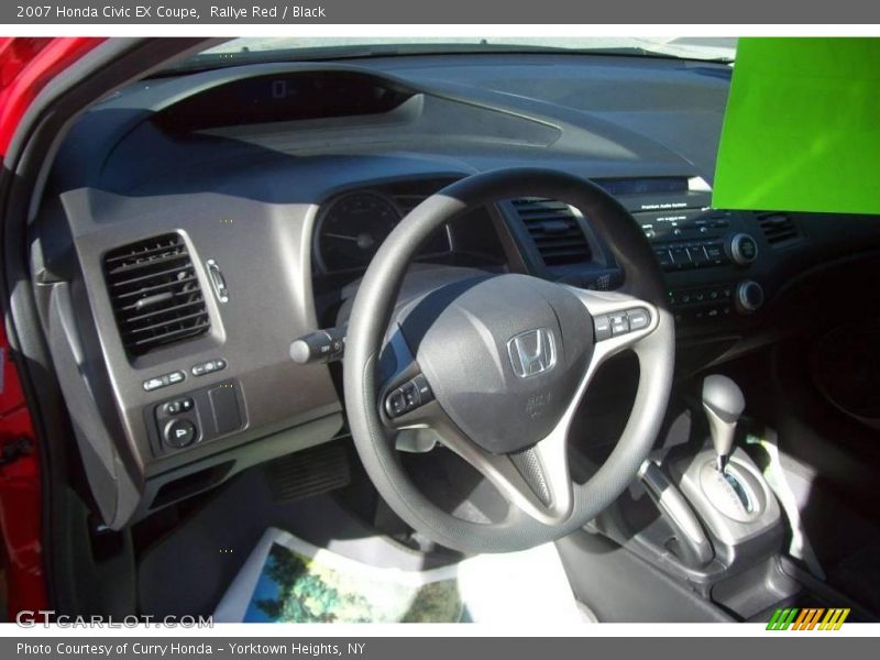 Rallye Red / Black 2007 Honda Civic EX Coupe