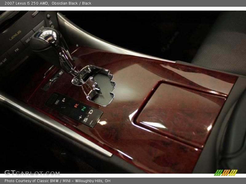 Obsidian Black / Black 2007 Lexus IS 250 AWD