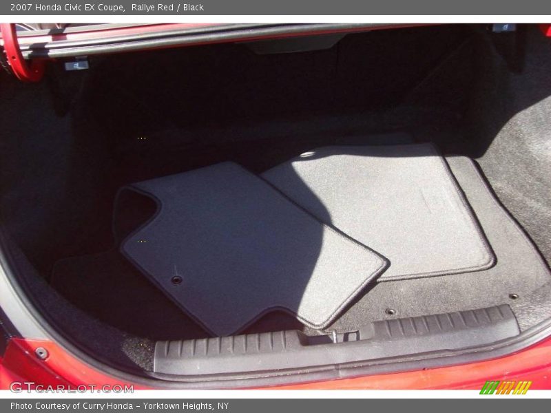 Rallye Red / Black 2007 Honda Civic EX Coupe