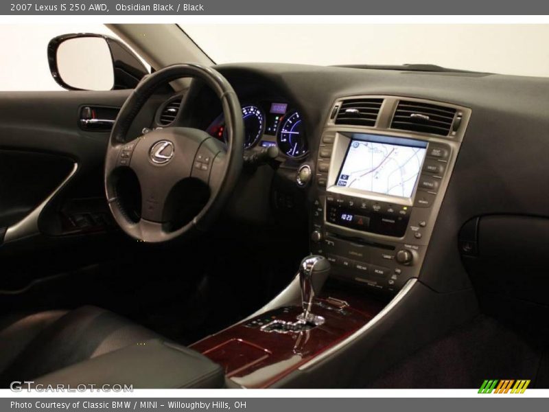 Obsidian Black / Black 2007 Lexus IS 250 AWD