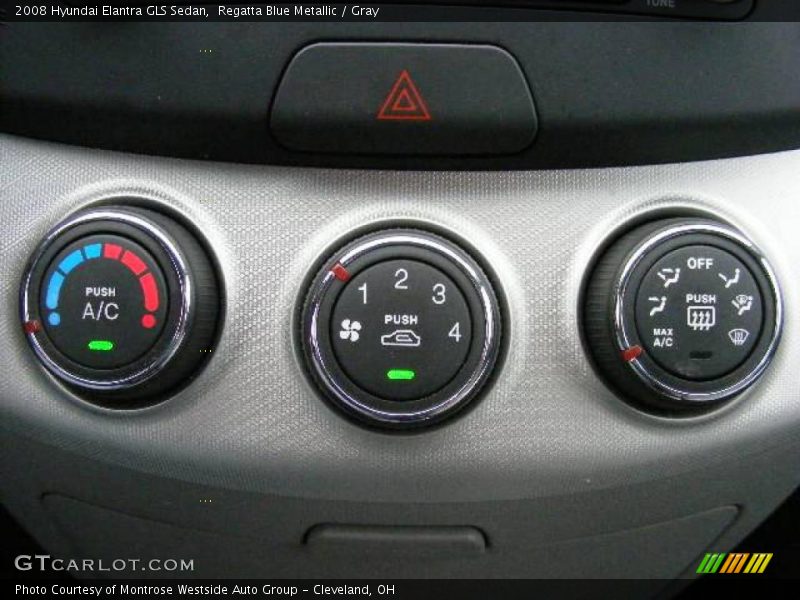 Regatta Blue Metallic / Gray 2008 Hyundai Elantra GLS Sedan