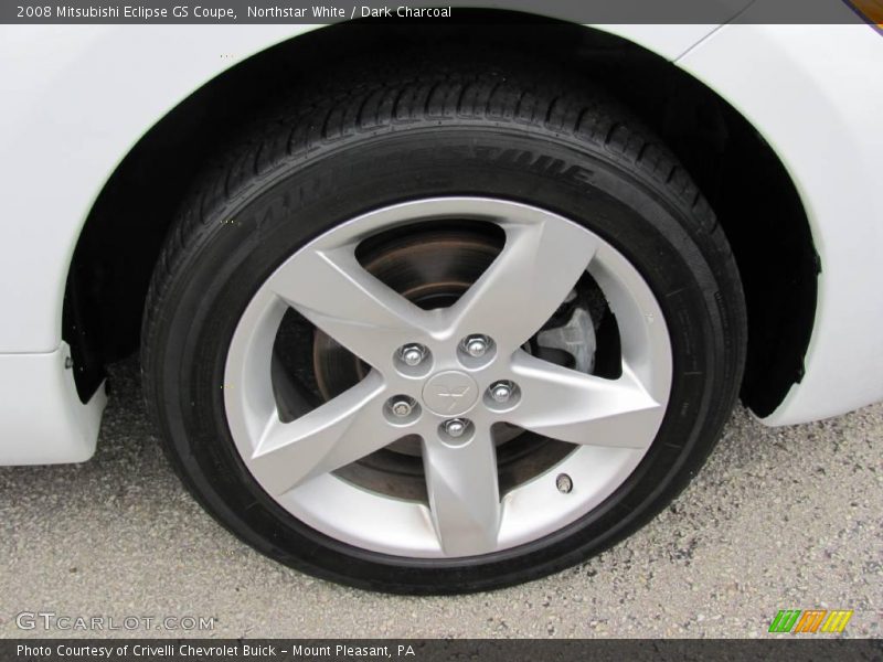 Northstar White / Dark Charcoal 2008 Mitsubishi Eclipse GS Coupe