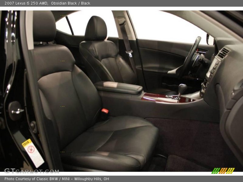 Obsidian Black / Black 2007 Lexus IS 250 AWD