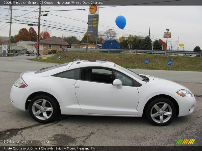 Northstar White / Dark Charcoal 2008 Mitsubishi Eclipse GS Coupe