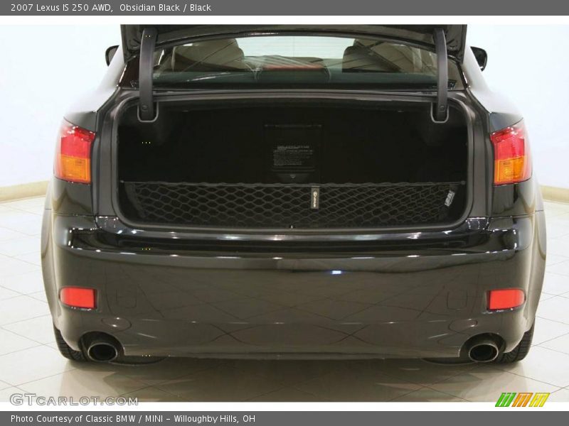 Obsidian Black / Black 2007 Lexus IS 250 AWD