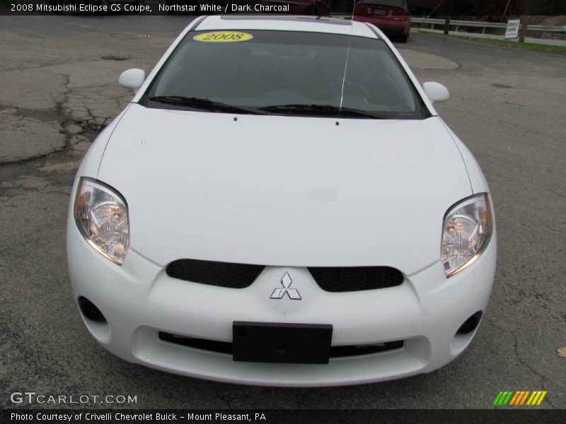 Northstar White / Dark Charcoal 2008 Mitsubishi Eclipse GS Coupe