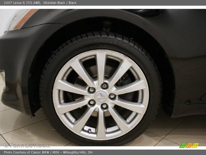 Obsidian Black / Black 2007 Lexus IS 250 AWD