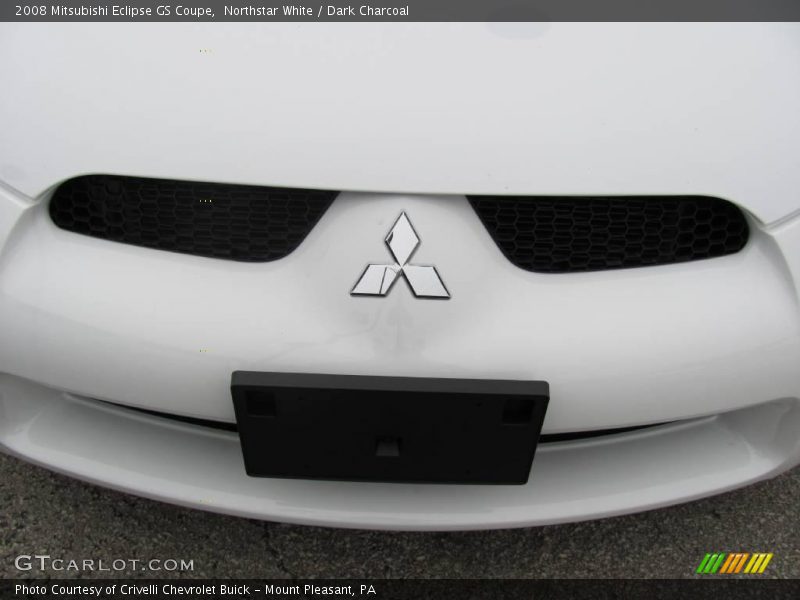 Northstar White / Dark Charcoal 2008 Mitsubishi Eclipse GS Coupe