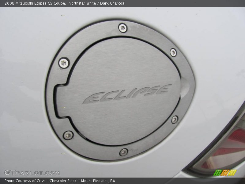 Northstar White / Dark Charcoal 2008 Mitsubishi Eclipse GS Coupe