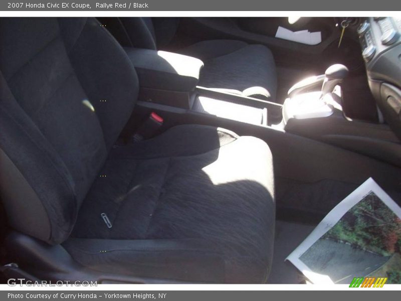 Rallye Red / Black 2007 Honda Civic EX Coupe